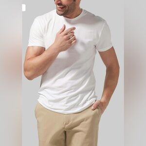 Tommy John White Cool Cotton Crew Neck Modern Fit T Shirt Size Large NWOT